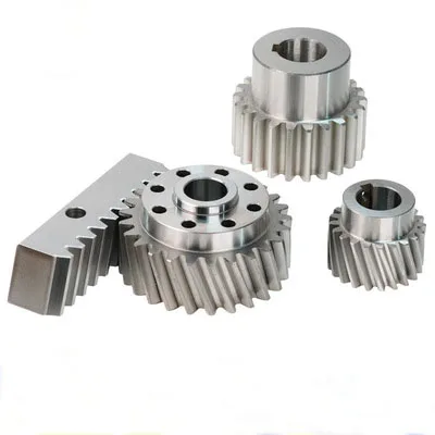 Customized rack and pinion gears ring gears straight cylindricalsteel wheelstraight tooth split spur gear