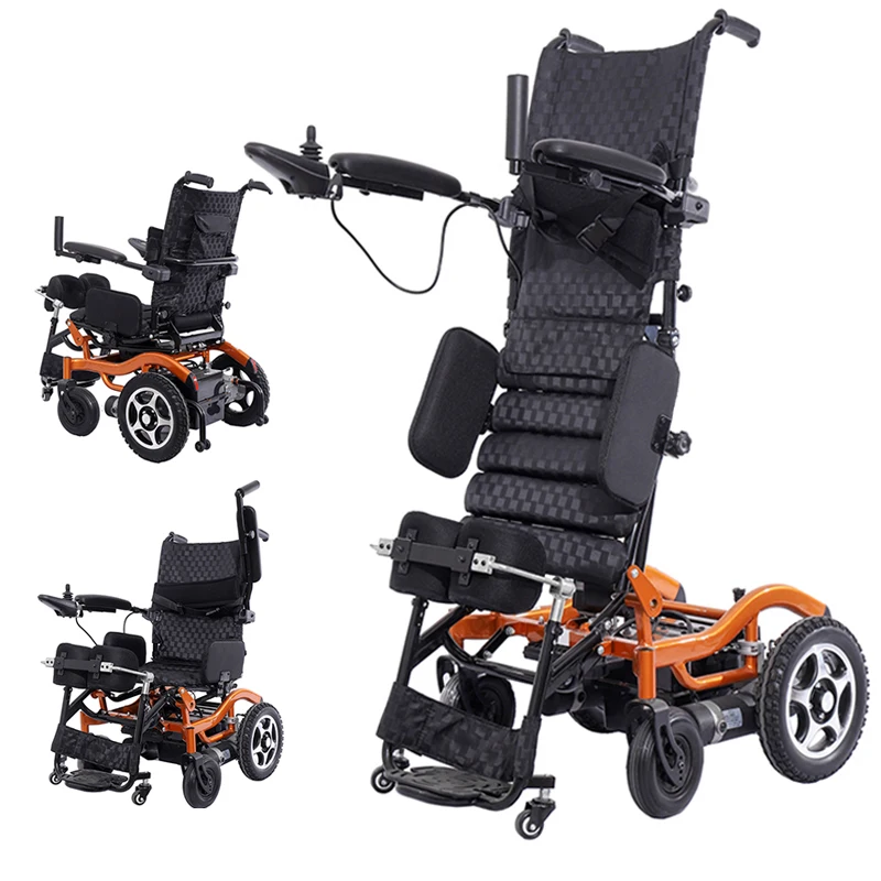 Anti-Decubitus Standing Wheelchair Motorized Lifting Wheel Chair for Disabled