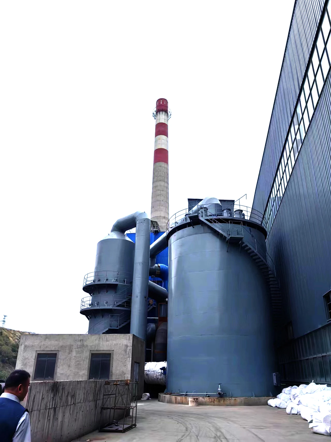Electric industrial asphalt fume collection system