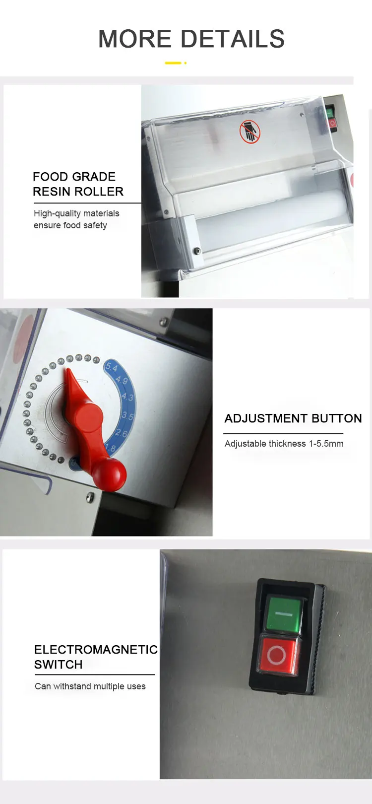 Horus HR-30 A Grade Liberate Hands Pizza Dough Roller For Commercial And Home Use