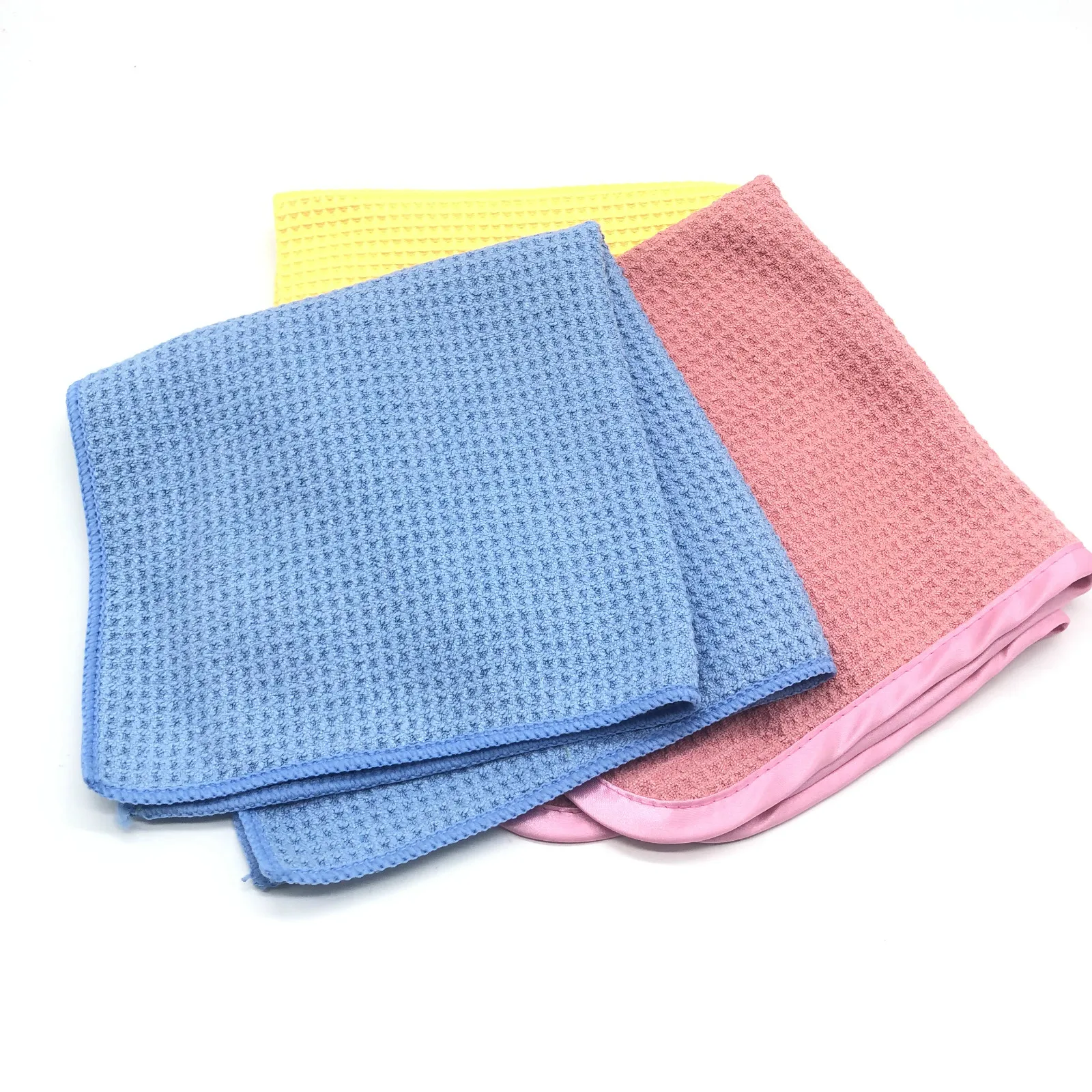 Quick dry waffle weave towel cleaning cloths microfiber Glass Cleaning Towel kitchen Super absorbent sports towel