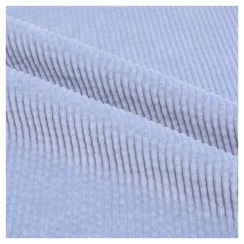 Comfortable 98%Cotton 2% sp 6W elastic corduroy fabric woven elasticity Corduroy fabric for Pants