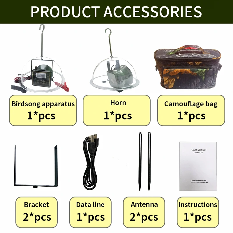 High Quality Electronic Hunting Songs Callers With Remember Timer