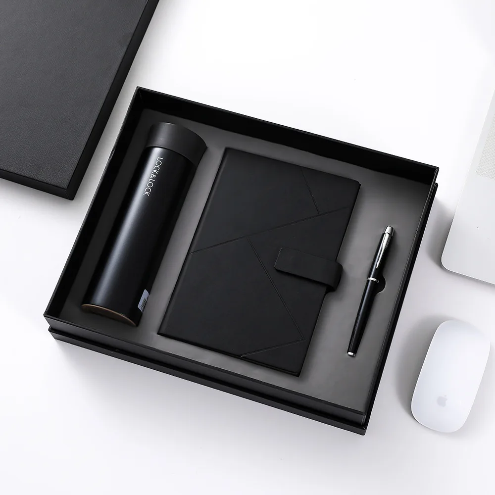 Wholesale Promotional Luxury Business Gifts Items Notebook Pen Sets Personalized Custom Logo Corporate Gift Set