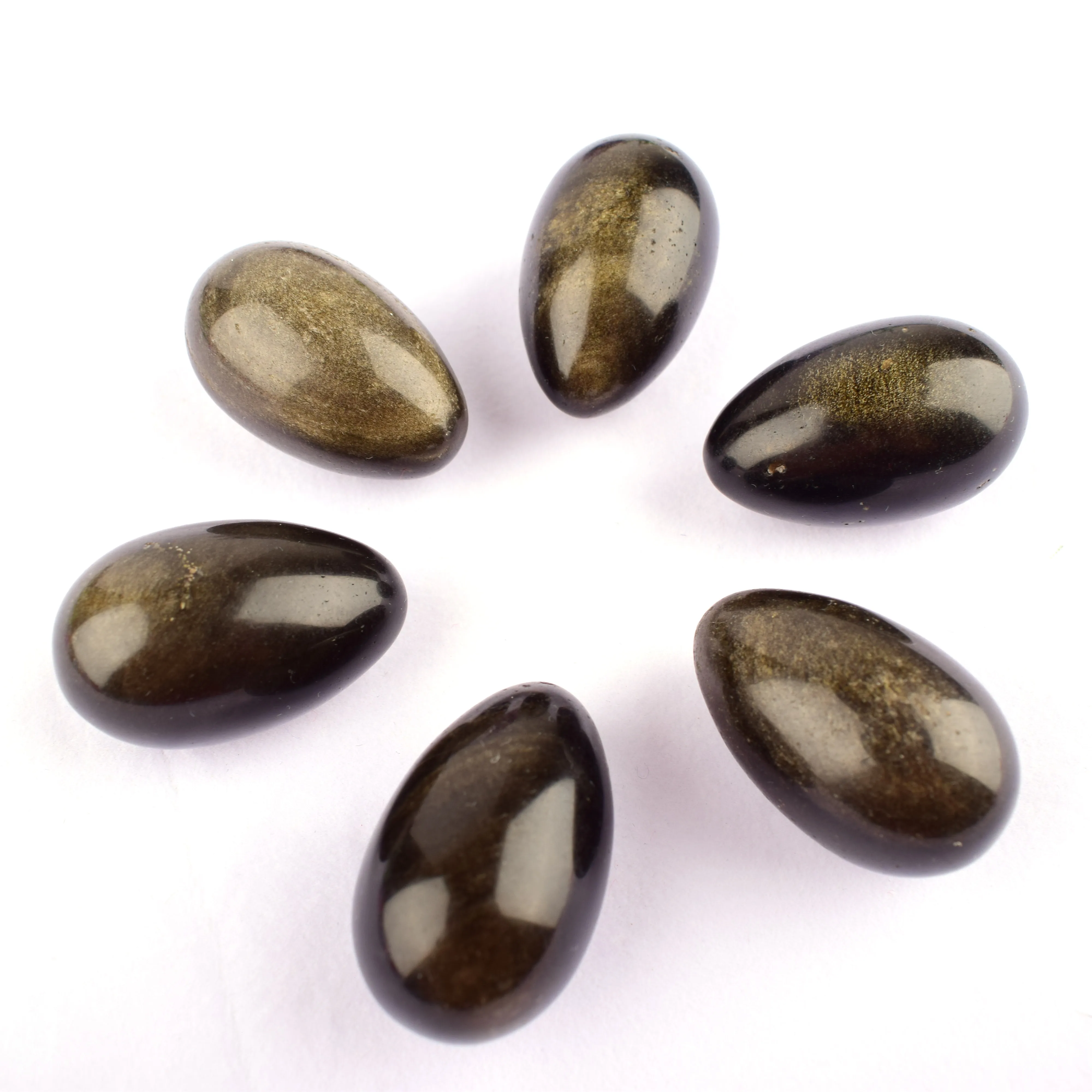 Wholesale Nature Crystal Healing Stones Obsidian Yoni Egg For Massage