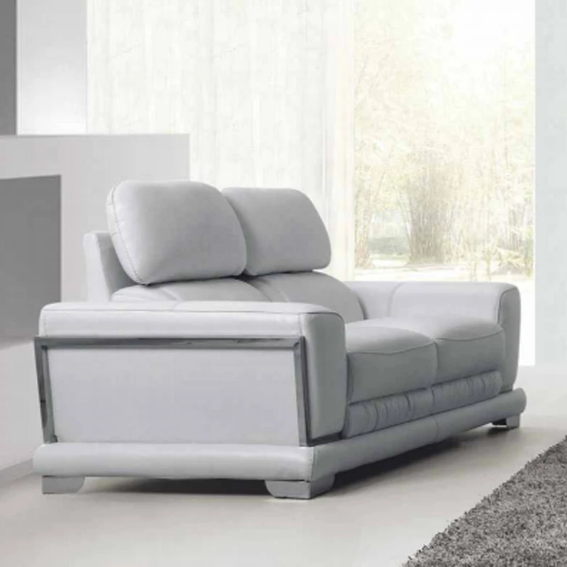 Italian Modern Villa Sectional Luxury Sofa Set Furniture Lounge Couch Living Room Large 3 2 1 Seater Modular Leather Sofa