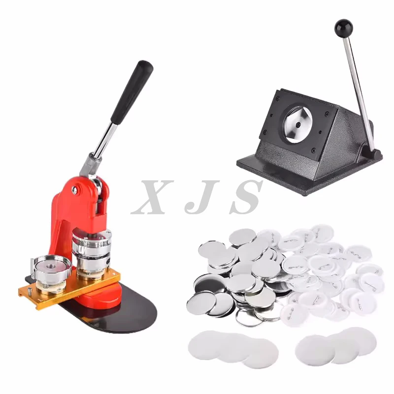 Wholesale High Quality covered button machine Badge Making Machine Manual button making machine Pin Button Maker
