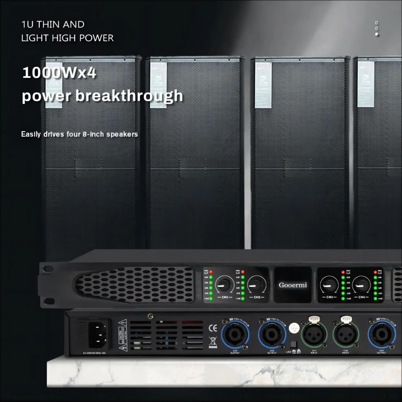 Plastic Digital Car Amplifier Made In China