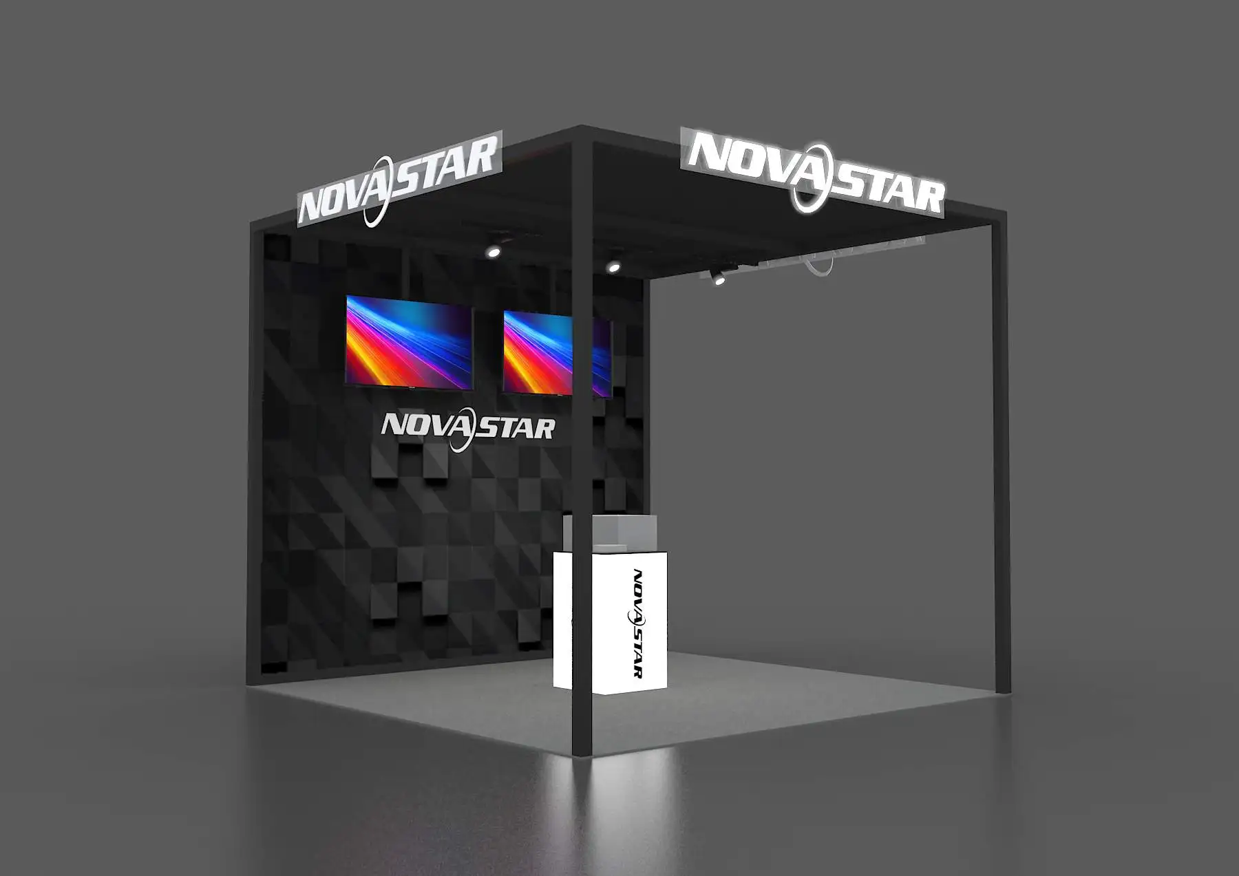 Trade Show Booth Display Exhibition Seg Lightbox Fabric Light Box
