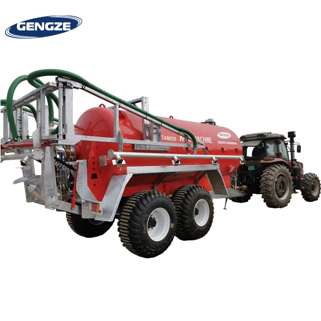 Agricultural PTO fertilizer slurry Tanker trailer  as Liquid Manure Or Muck Spreaders trailer for sale