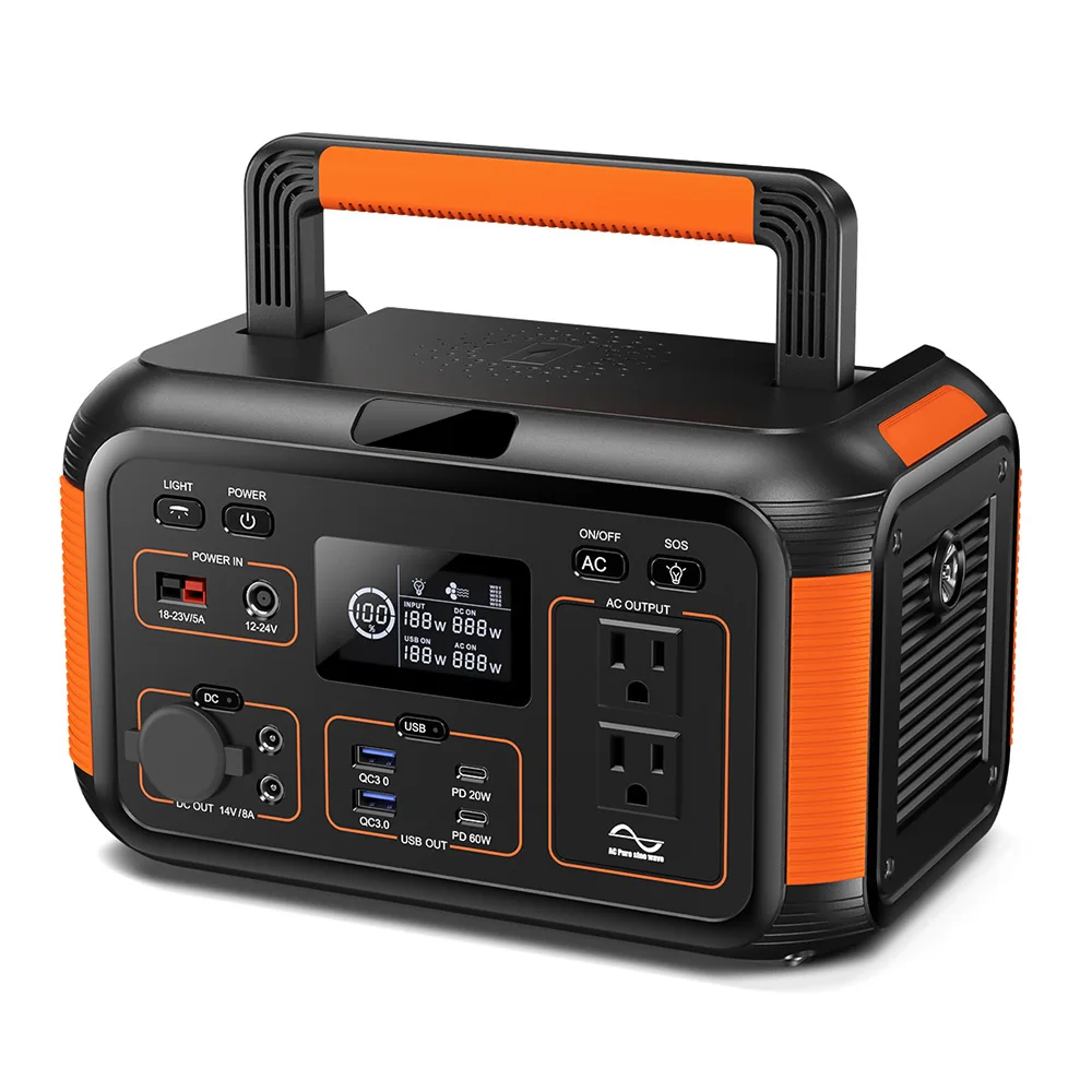 Лучшая цена 500 ваттная электростанция наружная портативная солнечная Вт портативные электростанции