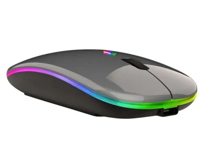 Rechargeable Wireless Mouse Backlit 2.4ghz  Light Mouse