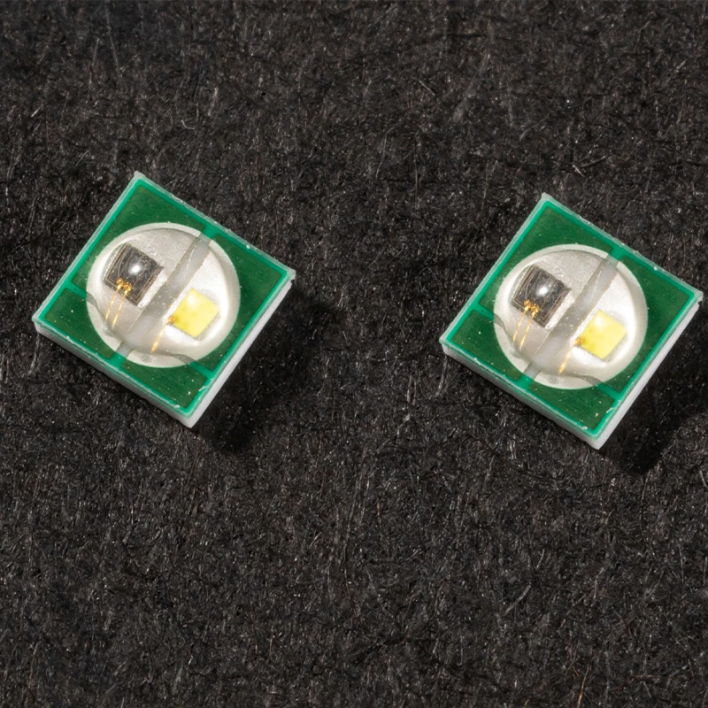 High-Power 1W 2w LED Patch Lamp Bead Double Infrared 850nm and White Light Source 1W 3535 SMD LED with ROHS Certification