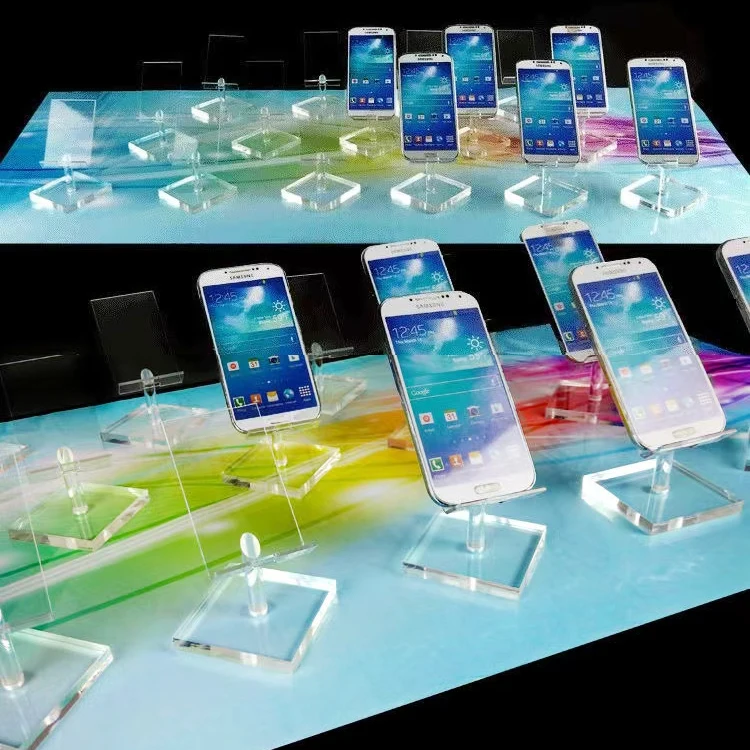 Retail High Grade Acrylic Cell Mobile Phone Digital Product Display Stand Holder