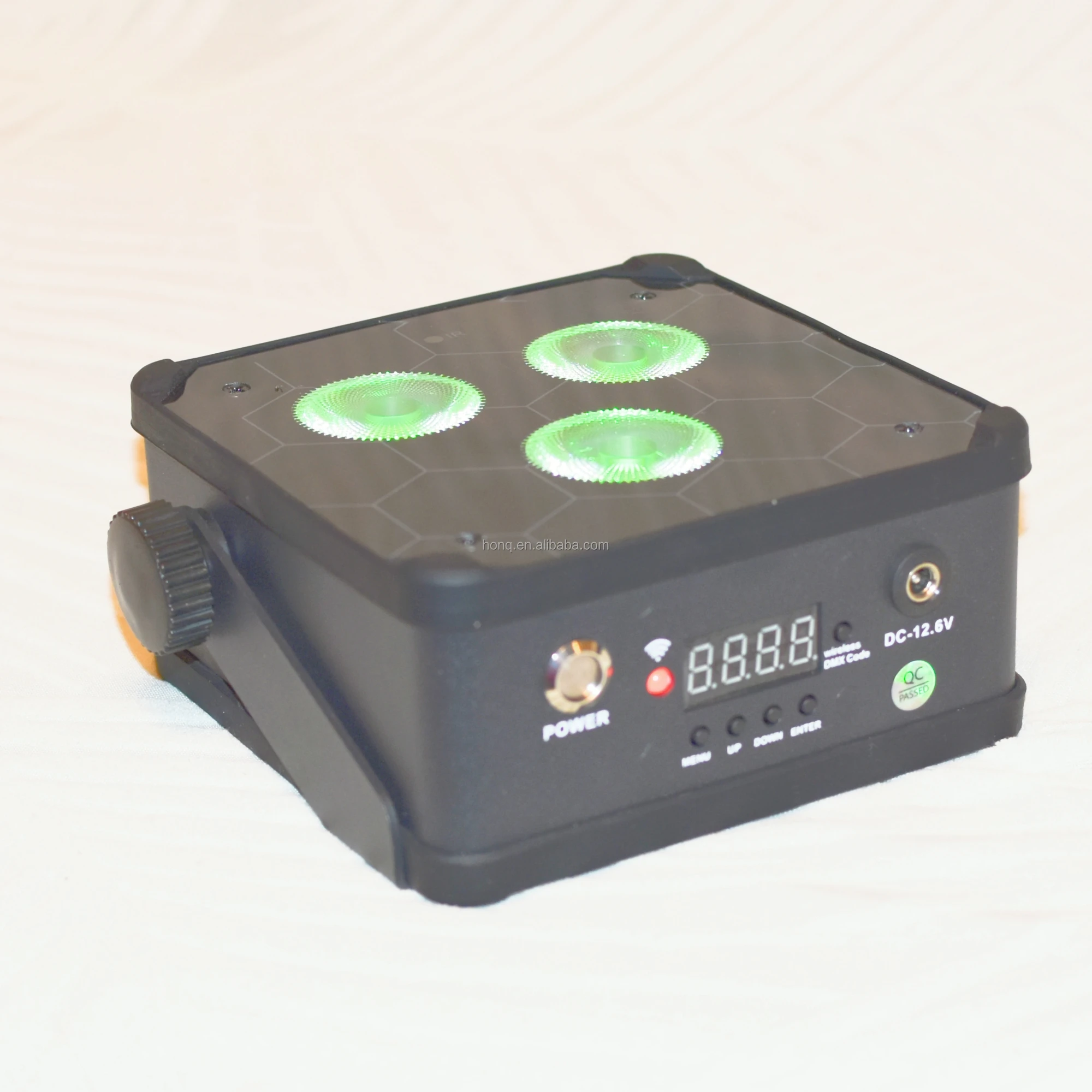 Wireless Uplight 3X18W RGBWA UV 6In1 Battery Powered Led Par Can Stage Lighting With Wifi IR Control