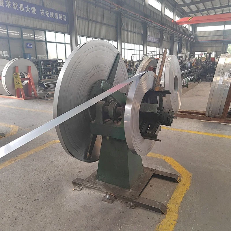 Quality Guarantee Cold Rolled Stainless Steel Coil Strip  201 304 Bending Welding Decoiling SS Coil Strip Laser Cutting