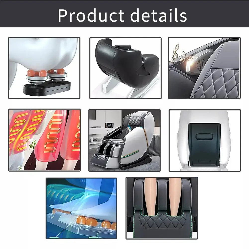 best sell professional shiatsu chair zero gravity 8d massage sofa chair sillon masajeador smart full body massage chair guoheng