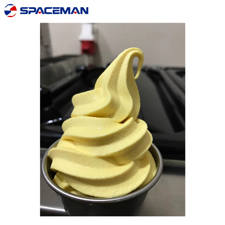 Ece cream machine three flavor Equipment for the production of low or non-fat yogurt ice cream