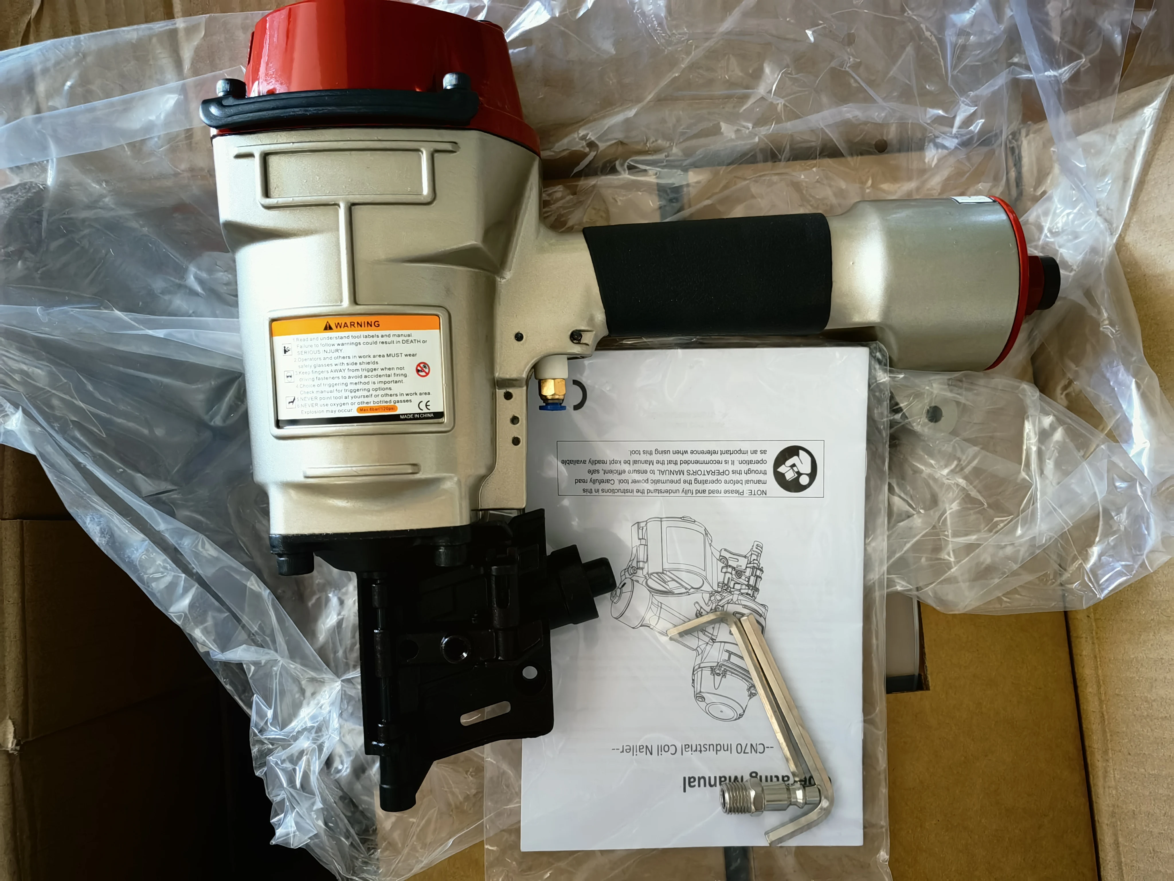 Coil Nail Gun Factory ,CN55 CN70 CN80 CN90 CN100 Air Nail Gun For Pallet Coil Nails