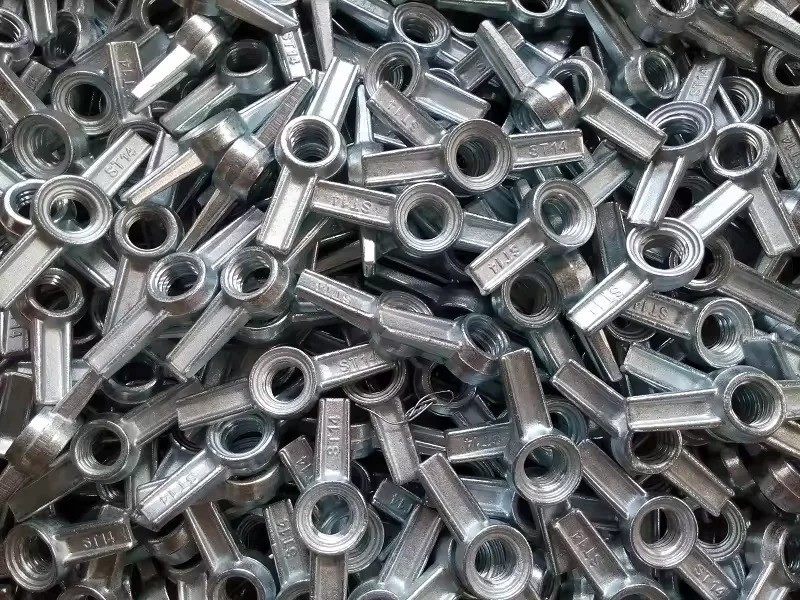 32/  34 / 38 mm Scaffolding base accessories cast casting iron wing nuts forged jack nut screw jack base scaffold Threaded nut