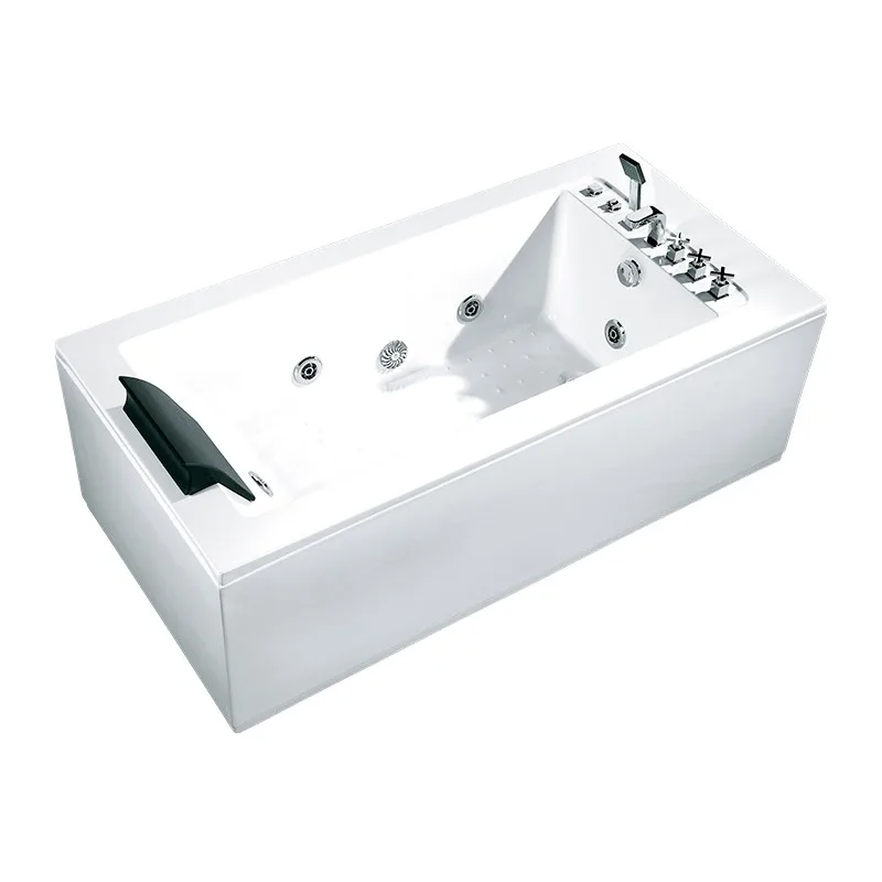 Exclusive K-8875 In Combo Massage Acrylic Corner Freestanding Whirlpool Bath For Adult Shower Bathroom