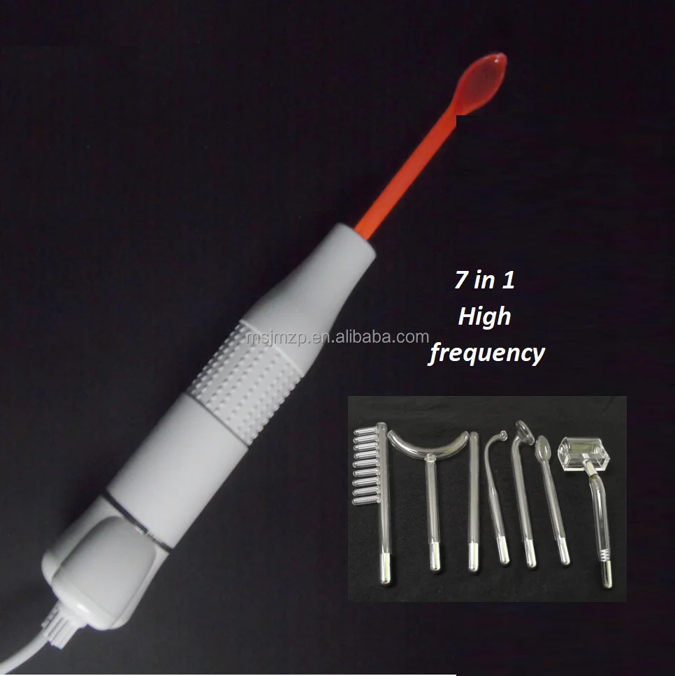 Hot Sell Therapy Wand Machine Portable High Frequency Facial Machine Handheld Electric Face Skin Beauty Tools