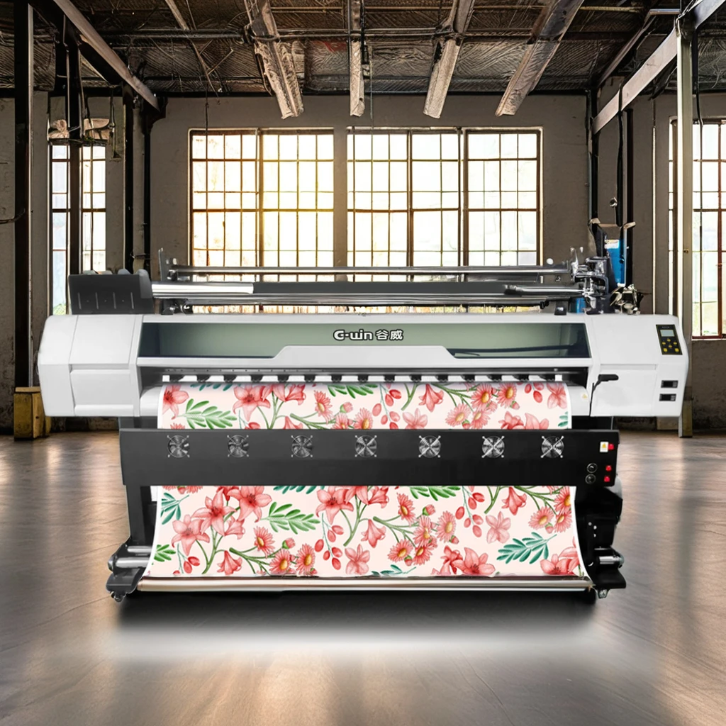 Gwin 1800mm Best Automatic Grade Sublimation Printer and Heat Press for Paper Transfer for Clothes