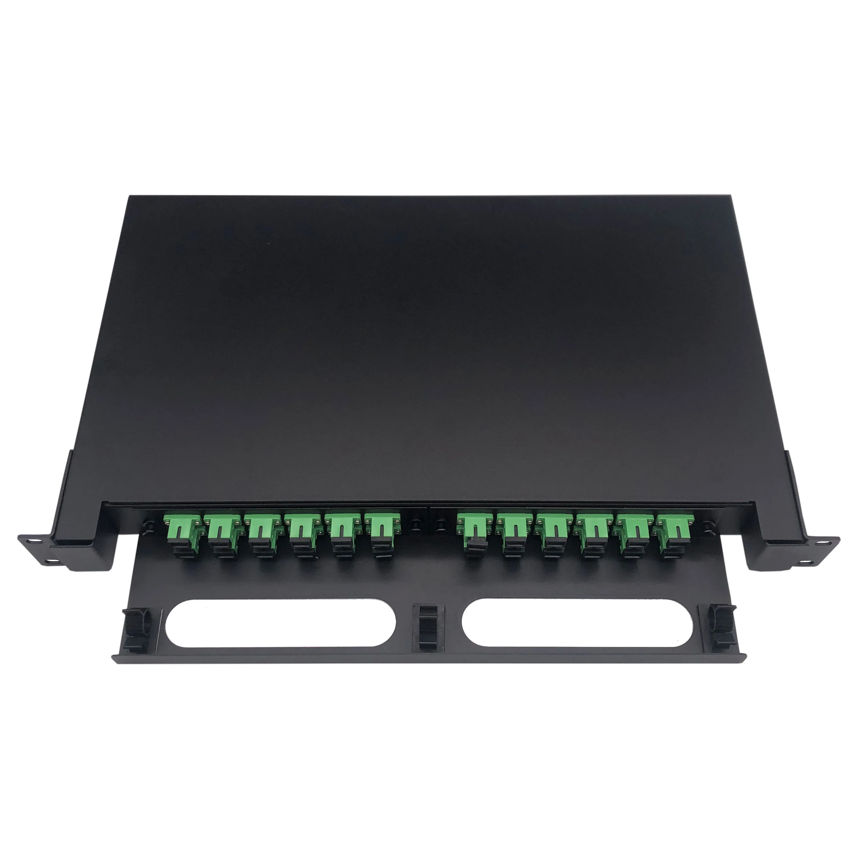factory wholesale cold rolled steel material fiber patch panel for ftth