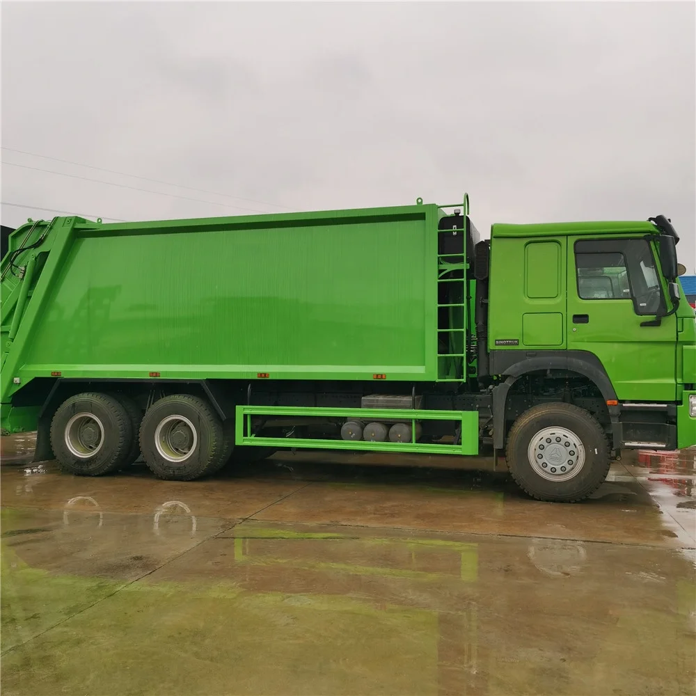 Низкая цена новый уплотнитель мусора howo 6x4 RHD 18