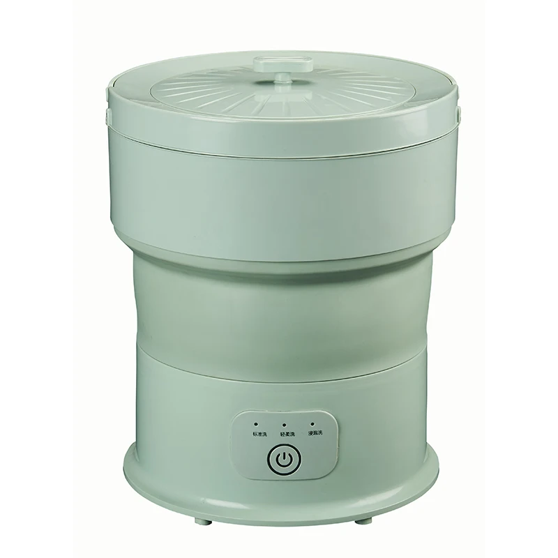 Полуавтоматическая мойка постоянного тока силиконовая электрическая складная маленькая портативная мини-стиральная машина для ткани нижнего белья