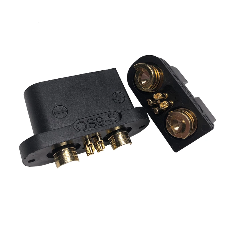 
QS Series Connector QS9-S Gold Plated Connector Male and Female Drone Plug for Lithium Battery 