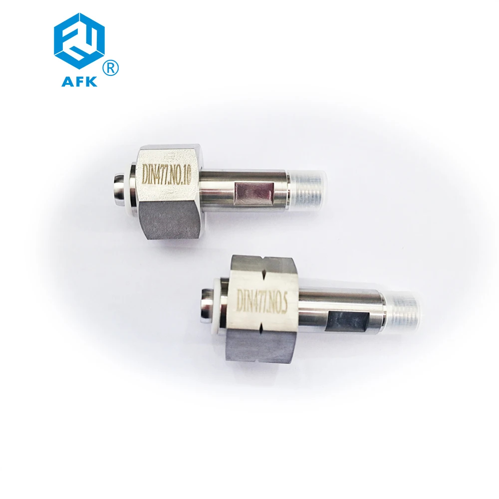 AFKLOK Stainless Steel Cylinder Coupling DIN477.NO1 NO5 NO6 NO8 NO9 NO10 1/4in Male NPT
