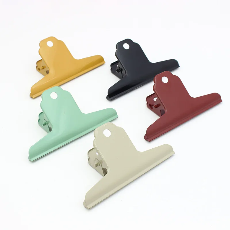 Hot selling practical office storage clip Strong mountain clip Financial collation collection metal bill clip