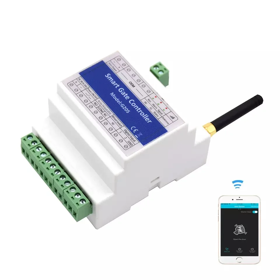 Smart GSM G205 Door Gate Opener Remote On/Off Relay Switch Remote Control Door Access Wireless by Free Call SMS