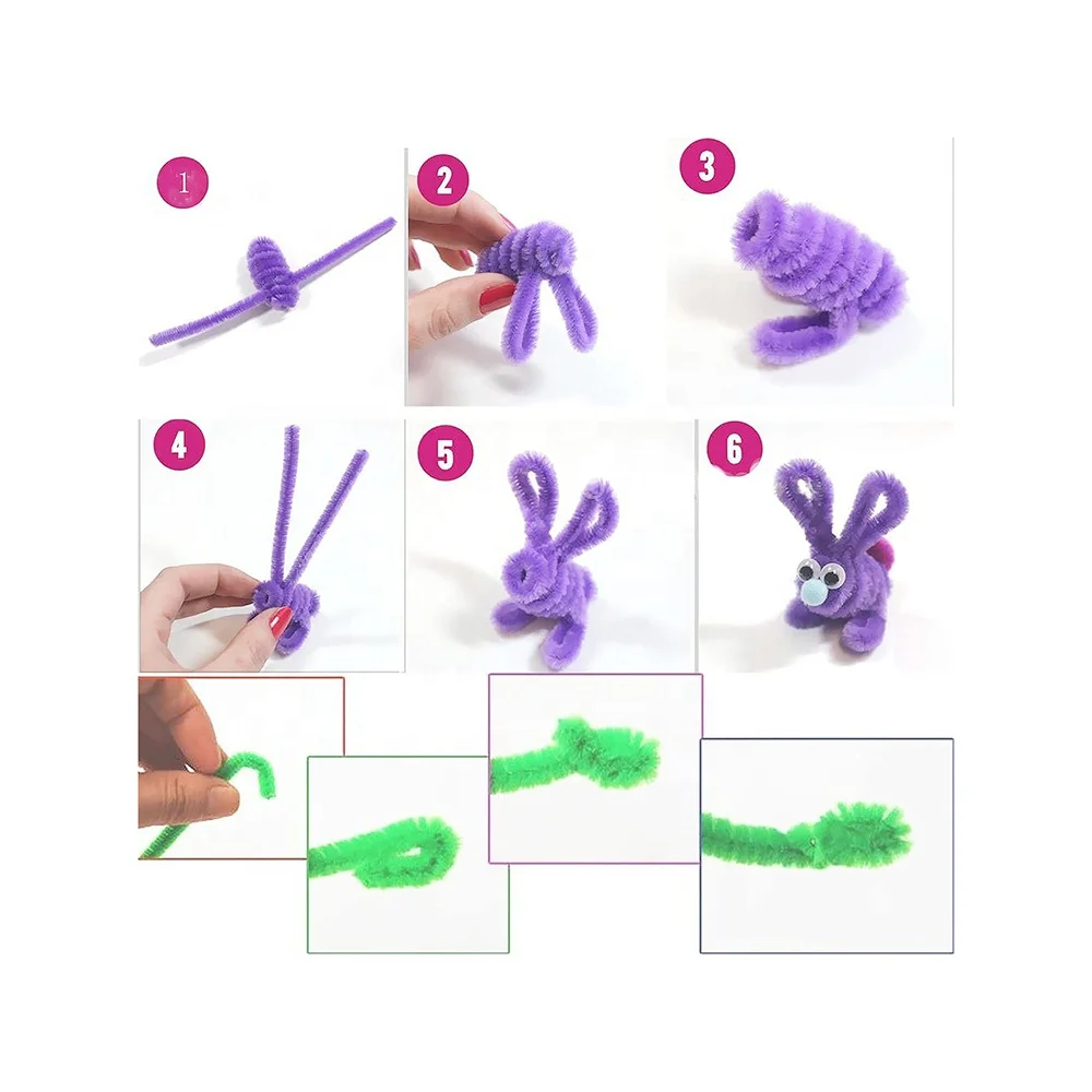 CN2036-0557 Plastic Wiggle Eyes Crafts Supplies Sets Creative 500pc Googly for Children DIY Doll