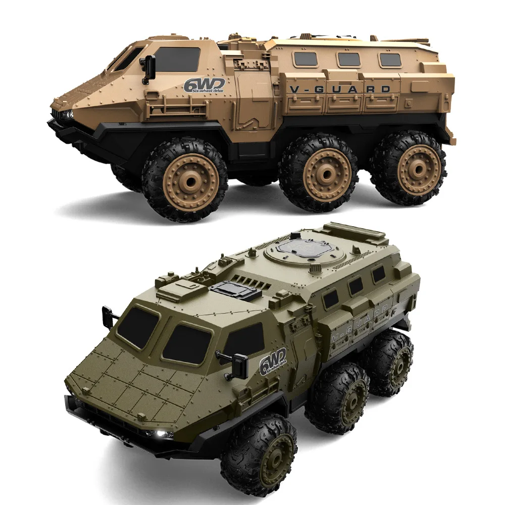 1:16 2 4 г шестиколесный бронированный автомобиль с дистанционным управлением имитирует модель игрушечного автомобиля для подъема грузовика на высокой скорости 20 км/ч