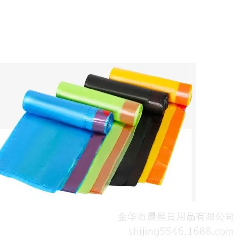 one line pe automatic drawstring coreless rolling garbage bag making machine