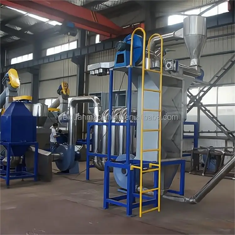 automatic Waste plastic Sprite pet water bottle recycling washing machine with label remover price