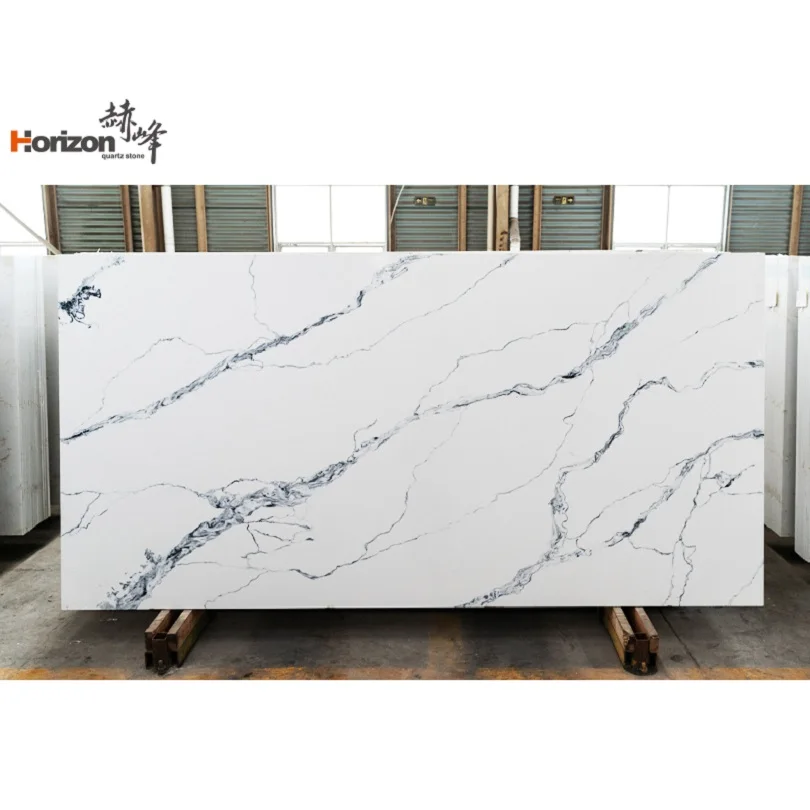 Horizon  artificial stone products artificial stone acrylic glass sheet decor panel rose quartz polished slab