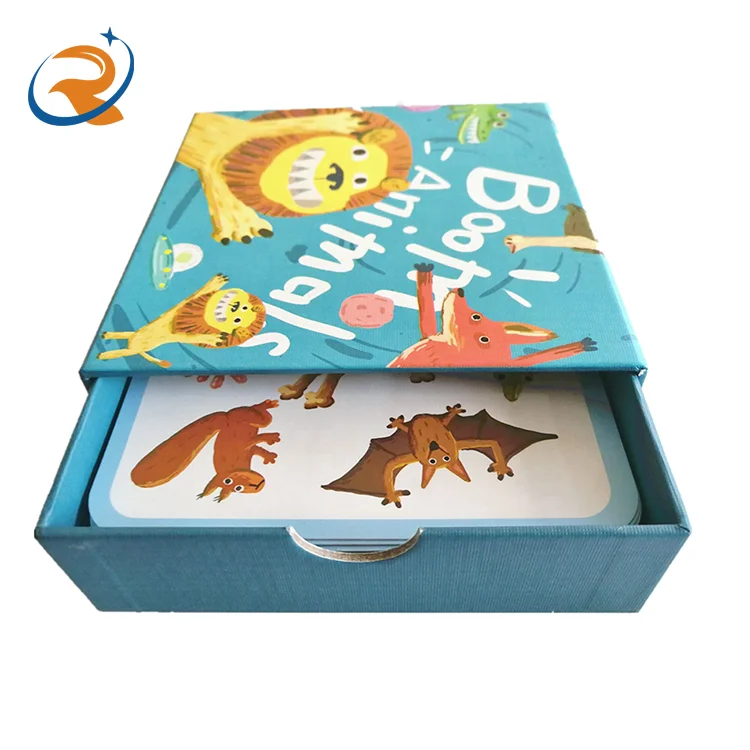 Card Board Sensory Cards Baby Touch and Feel Book Custom Animal Pattern for Toddlers Learning