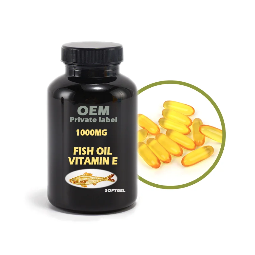 Оптовая продажа добавок cGMP Сертифицированный витамин E 18 12 Ee Omega-3 рыбий жир мягкие гелевые капсулы 1000 мг