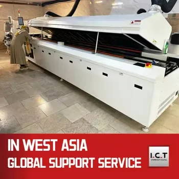 Soldering Machine 150-200w for SMT Electronic Reflow Oven Customized Forsure Reflow Oven With Low Price