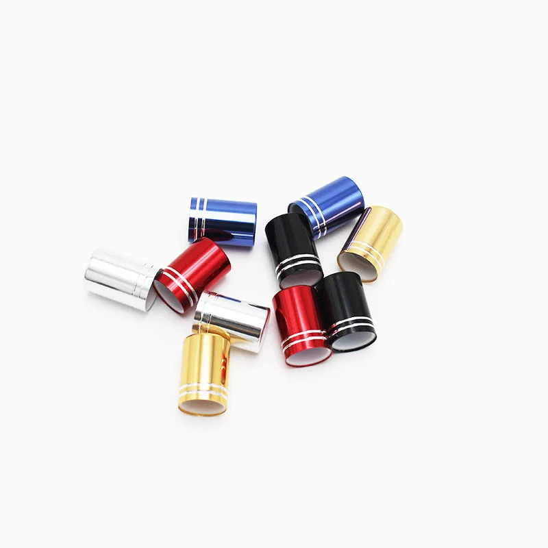 wholesale 1ml 2ml 3ml 5ml 10ml 15ml 20ml tube essential oil roll on perfume glass bottle with aluminum caps and rollers
