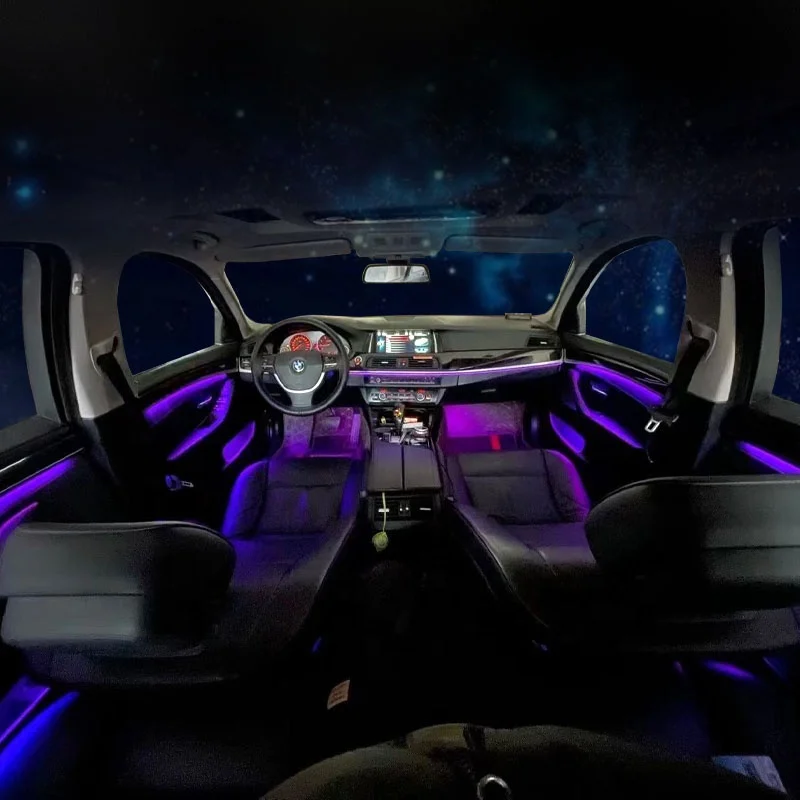 Factory Latest Upgraded Environment Lighting System Personalised Design 8/11 Colors Ambient Light For BMW 5 Series F10 F18