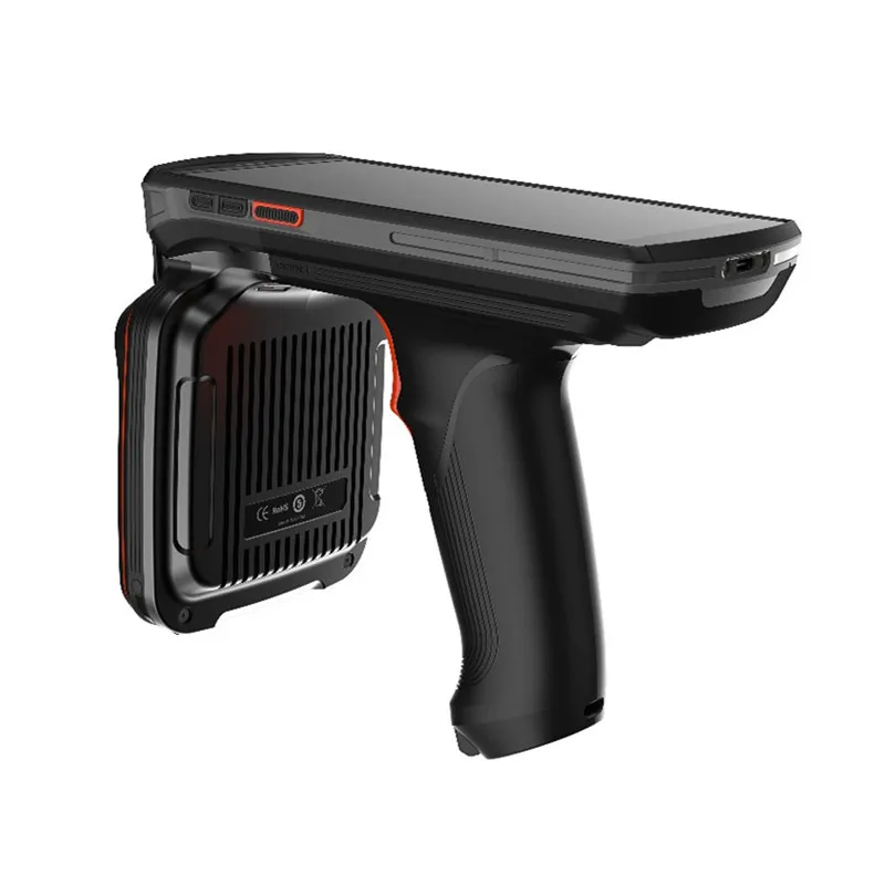 Mobile Handheld Reader UHF PDA 5.7 inch, 2D RFID Reader ISO18000 6C, 3.85V 9000mAh scanner for Inventory