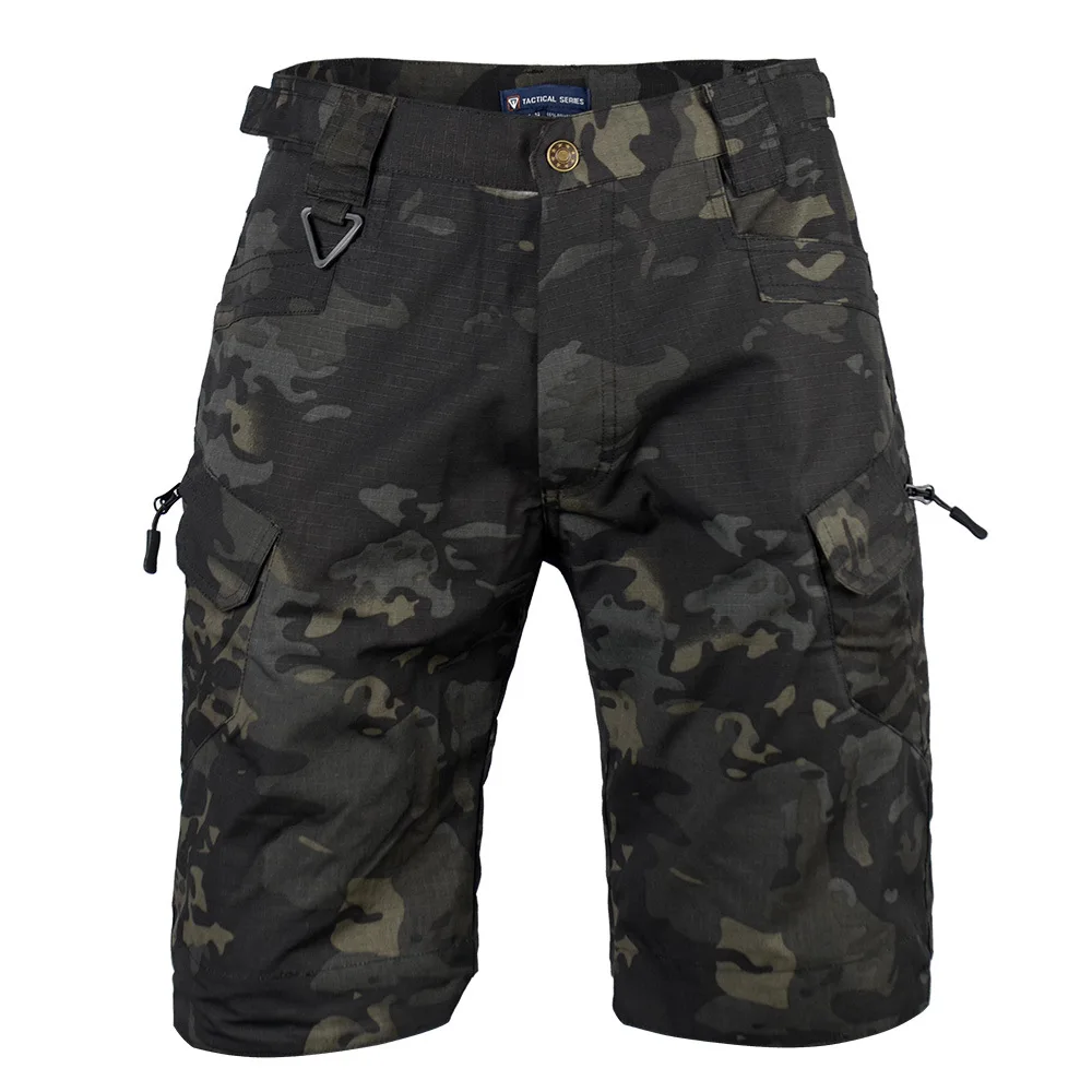 Wholesale Hot Sale Quick-Drying Breathable IX7 Tactical Shorts Summer Multi-Pocket Five-Point Camouflage Cargo Shorts