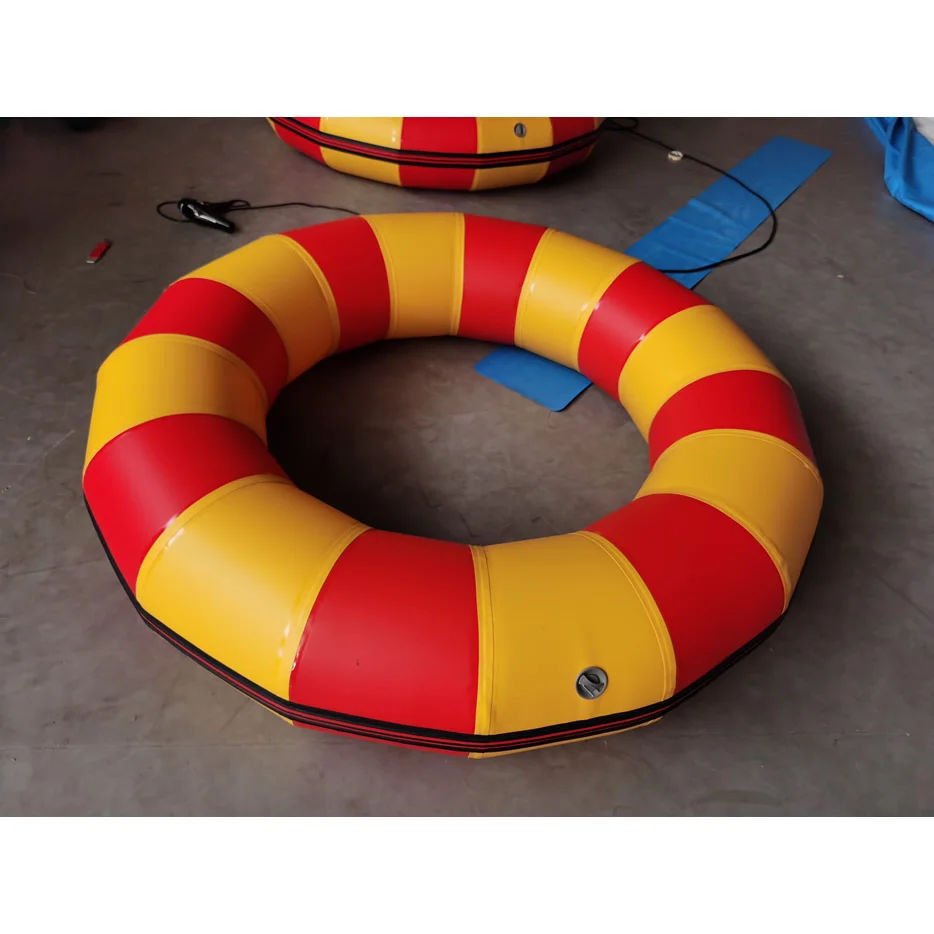 0.9mm Thick and durable PVC Inflatable Bumper boat tube Equipment Electric Bumper Boat Replacement ring for Water Amusement Park