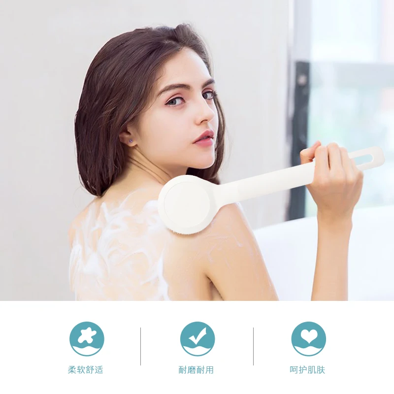 New style long-handled body exfoliating back scrubbing bath brush