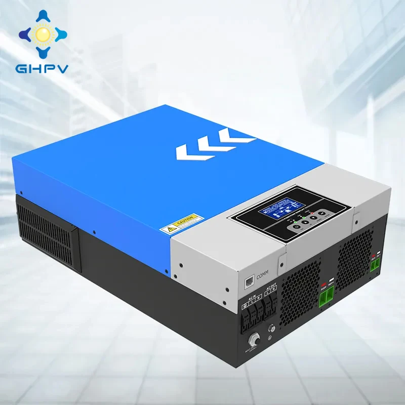 Off Grid Hybrid 3.5kva 5.5kw 24v 48v 96v Hibrid Solar Inverter Mppt Solar Charger Pure Sine Wave Inverter 12V