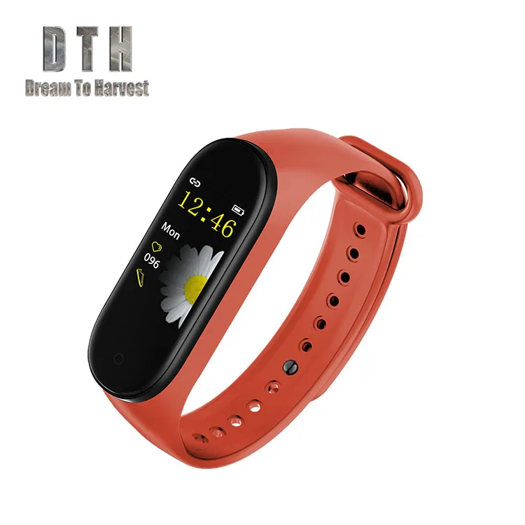 Smart Heart Rate Fitness band watch smart fitness bright light smart bandm4 band